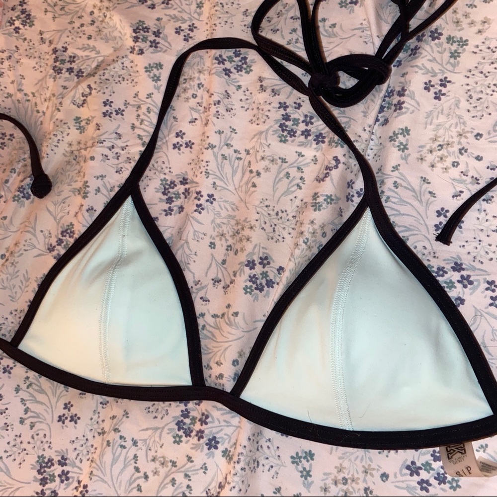 Seafoam Green String Bikini Top by Pink!